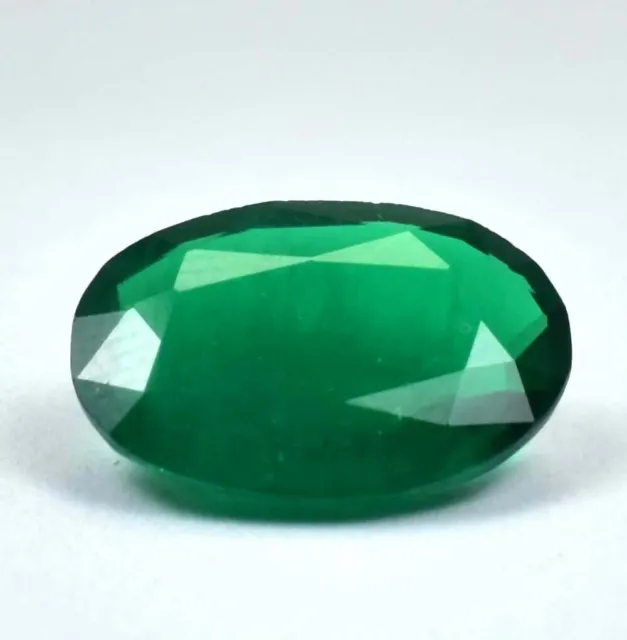 AAA 1,60 ct 100 % naturel vert émeraude zambienne taille ovale pierre...