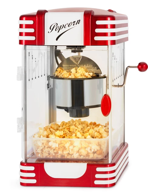 B-WARE Popcornmaschine Retro Popcorn Maker Home Cinema Kino Popcornautomat 300W