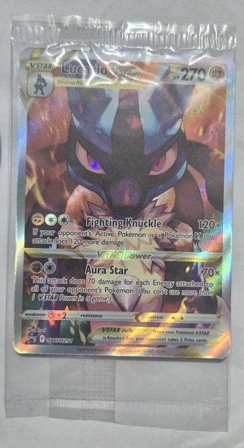 Lucario Vstar Swsh291 Pokmon Lucario VSTAR Ultra Rare Promo Card SWSH291   Sword & Shield Sealed Near Mint Pokemon Lucario Swsh291