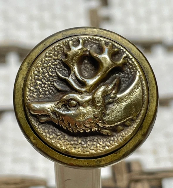 2 Boutons de Vénerie Cerf Ancien - Greg' s boutique