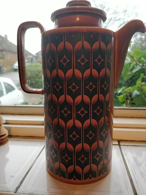 Vintage Hornsea Pottery Heirloom Coffee Pot. 1970s