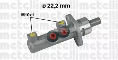 Pampa freno Ø22,2 M10x1 (2) Renault Megane 96>03