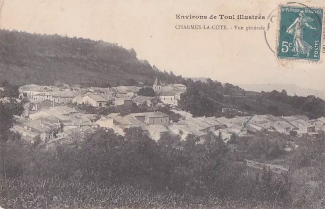 CPA 54 near Nancy approx. de TOUL - CHARMES-LA-COTE general view - 1900s