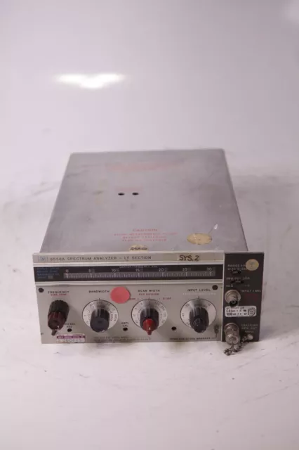 Hewlett-Packard HP 8556A Spectrum Analyzer Section