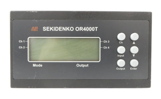 AE Sekidenko 955-3032-00 3-Channel Temperature Pyrometer OR4000T Working Surplus