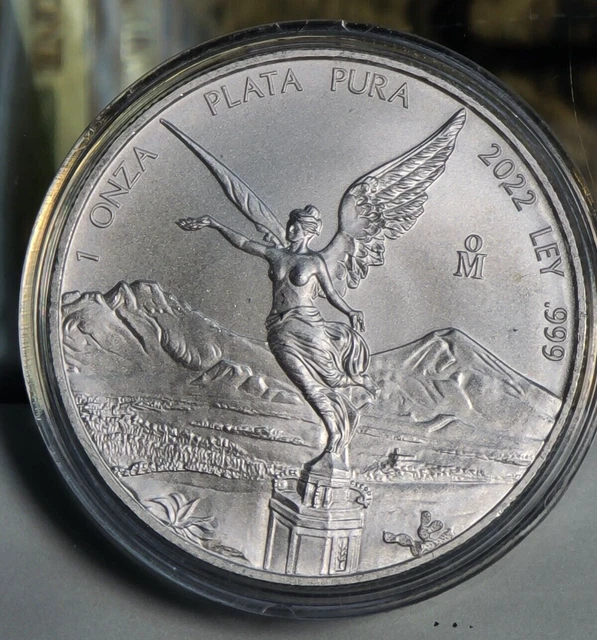 2022 Mexico 1 Oz .999 Silver Libertad Coin