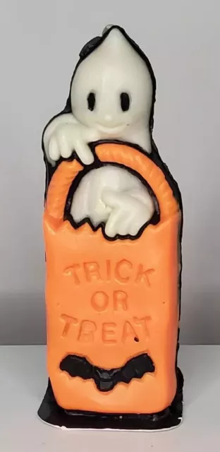 Vintage Gurley Halloween Candle Ghost with Trick or Treat Bag EUC