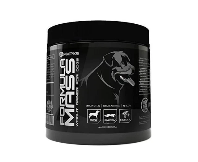 MVP K9 FORMULA Mass Weight Gainer for Dogs Helps Promote Healthy
