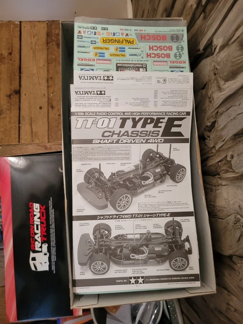 TAMIYA 1:14 TEAM Hahn Racing Man TGS TT-01E RC Car/Vehicle Model ...