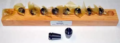 10 Pc. Techniks ER16 3/32"-3/8"x32nds .0002" (Avg.) TIR Precision CNC Collet Set