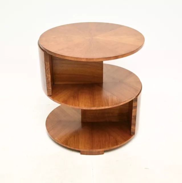 Art Deco Walnut Occasional Side / Centre Table