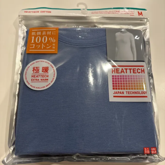 UNIQLO HEATTECH Extra Warm Cotton Crew Neck Long-Sleeve T-Shirt 3Colors  461230