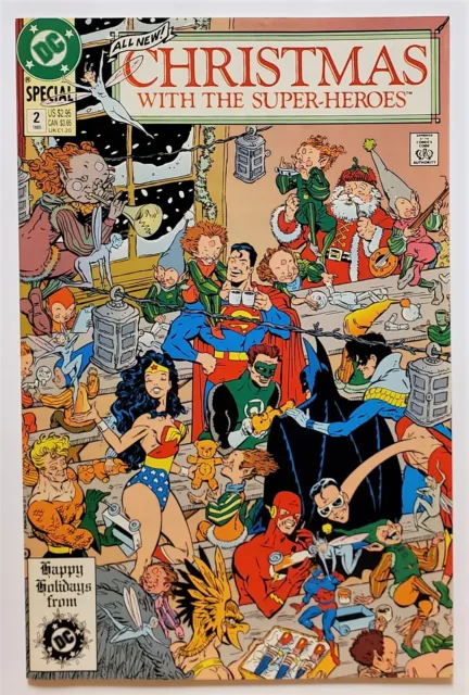 Christmas with the Super-Heroes #2 (Dec 1989, DC) 7.5 VF-