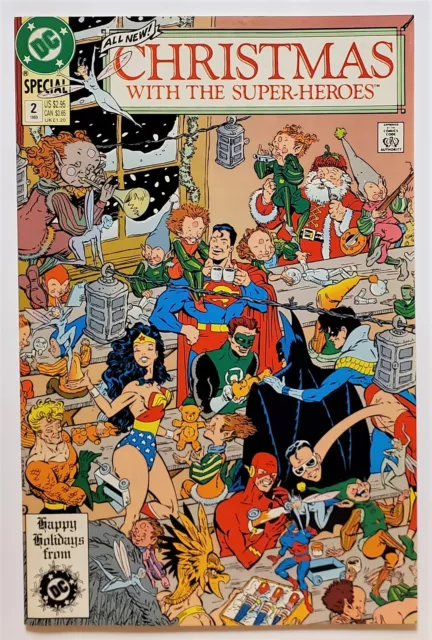 Christmas with the Super-Heroes #2 (Dec 1989, DC) 7.5 VF-