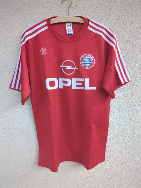 Adidas FC Bayern München Trikot Größe L 7/8 Opel Vintage 1990