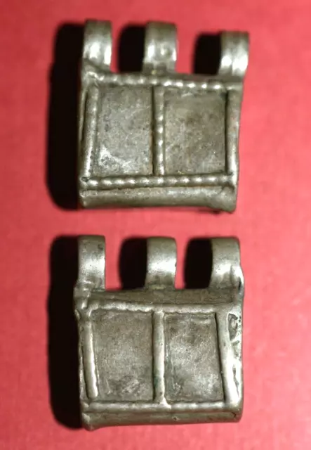 Antique Ethiopian Telsum Amulets Metal Prayer Box Beads Ethiopia, African Trade