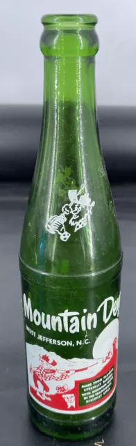 RARE - 1964 Mountain Dew  Hillbilly bottle 10 fl oz