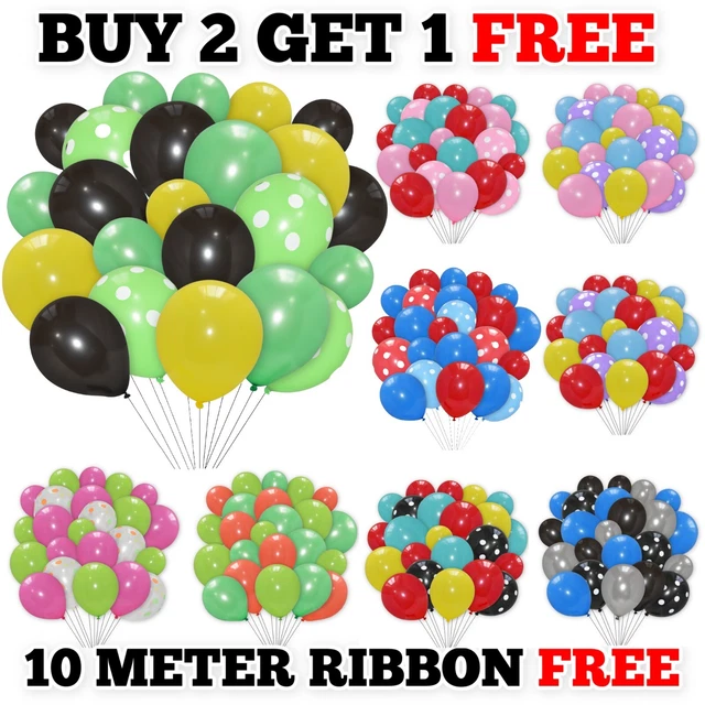 100Pz Palloncini in Lattice Colorati – Smart Print