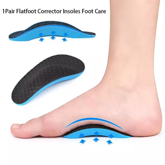 1Pair Orthopedic Adjuster Arch Support Orthotic Insole Flatfoot Corrector Ins-hf