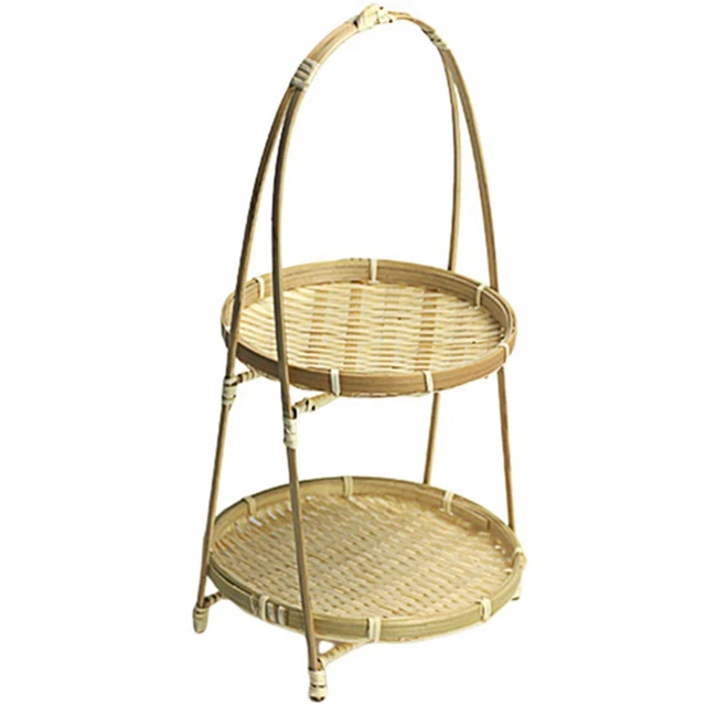 BAMBOU TISSAGE PANIERS en Osier Plat à la Main DéCoration de Stoc4933 EUR 10,36 - FR