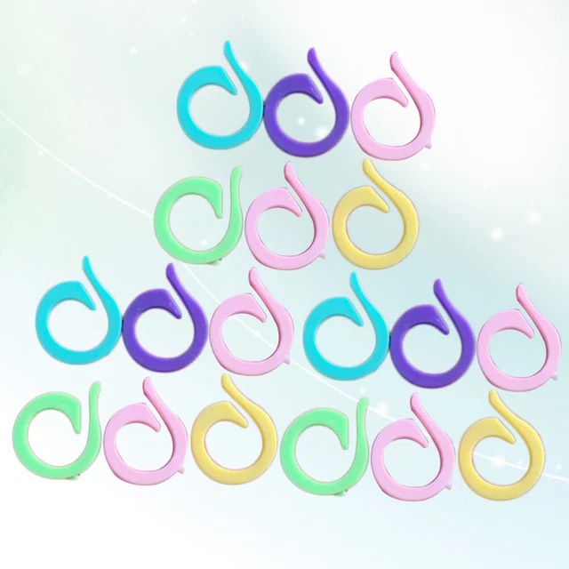 Marqueurs De Point Triangulaires (lot De 30) – Métal Coloré, Pour Tricot, Crochet, Couture