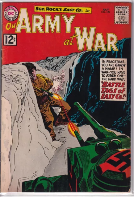 37111: DC Comics OUR ARMY AT WAR #130 Fine Grade