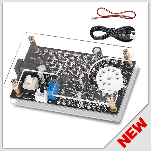 DIY MAGIC EYE Audio Level Indicator without 6E1 Tube VU Meter Driver ...