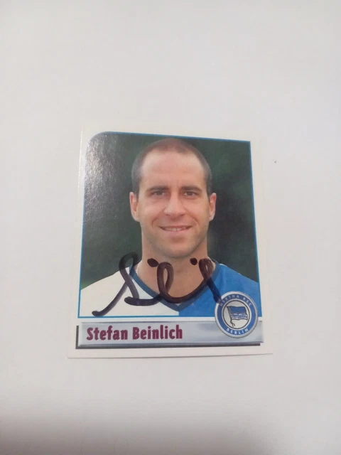 Panini Sticker signiert Stefan Beinlich Hertha BSC Berlin NEU