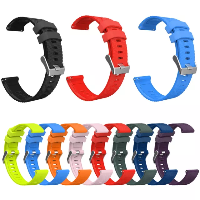 Bracelet Silicone Band Strap Pour Garmin Vivoactive 3/3 Music Forerunner 245/645