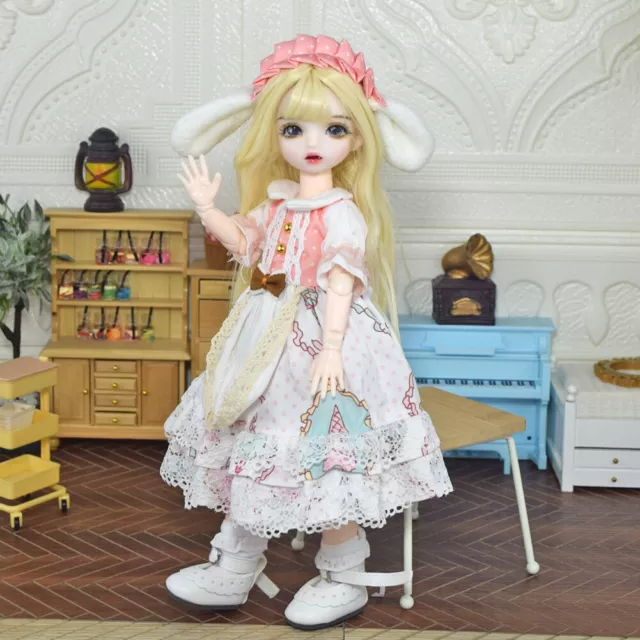 30cm Fashion Girls BJD Doll Adorable Kids DIY Toys Handmade Beautiful B-day Gift