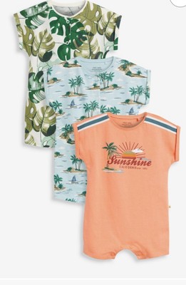 Nuovissimo con etichetta NEXT per neonate 0-1 mesi blu Lemon Salopette Body Outfit Romper 