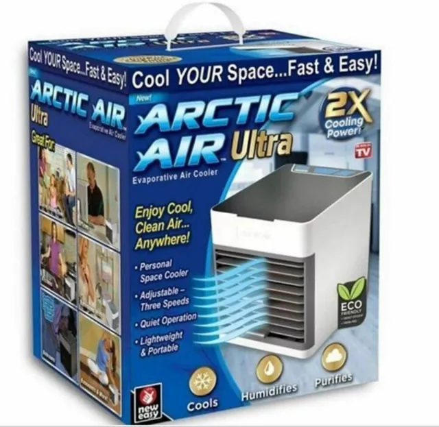 Mini Condizionatore Portatile Deumidificatore Acqua Usb Ventilatore Arctic Air 2