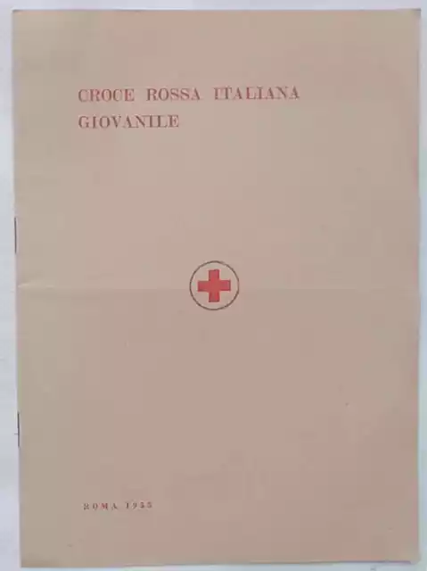 ANONIMO Croce Rossa Italiana Giovanile. 1955 (C.R.I.)