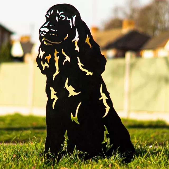 Working Springer Spaniel Statue Garden Ornament Dog Lover Christmas Gift Her Him