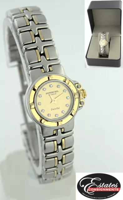 Raymond Weil Parsifal 9690 Diamond Dial Two Tone Ladies Watch Raymond Weil Parsifal 9690 Diamond Dial Two Tone Ladies Watch