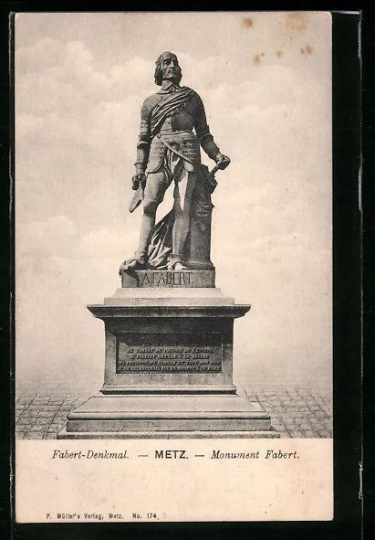 CPA Metz, Fabert-monument