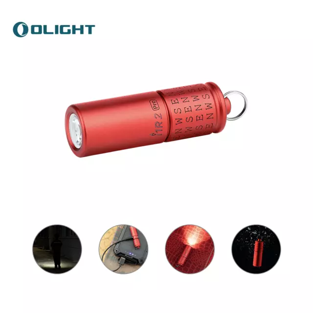 Olight i1R 2 Pro 180 Lumens Rechargeable LED Keychain Flashlight - South