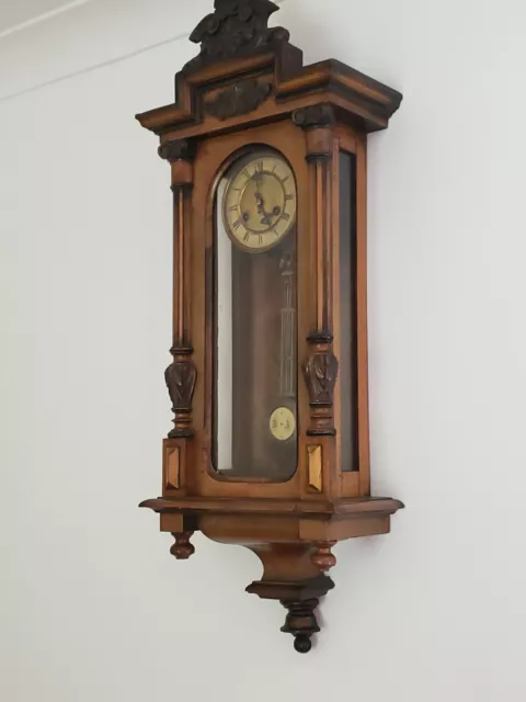 Junghans Vienna wall clock c1900