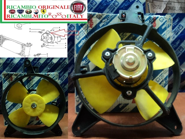Resistenza Ventola Raffreddamento Denso Per Fiat Panda 169 E Fiat 500 Abarth