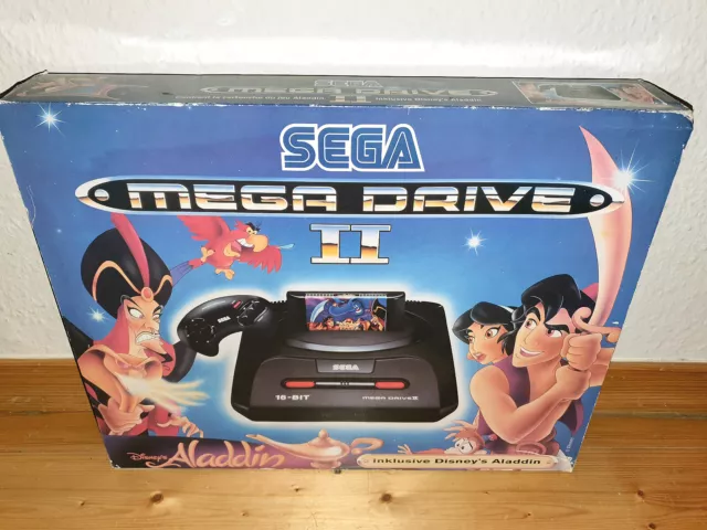 ## SEGA Mega Drive 2 Konsole Aladdin - Set in OVP - TOP ##