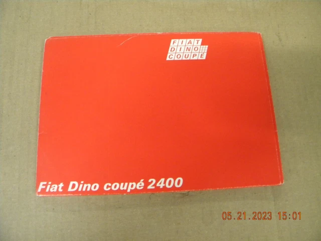 fiat dino coupe ' 2400 deplant originale