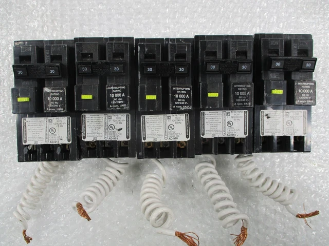 Lot Of 5 New Square D Hom230Gfi Breakers