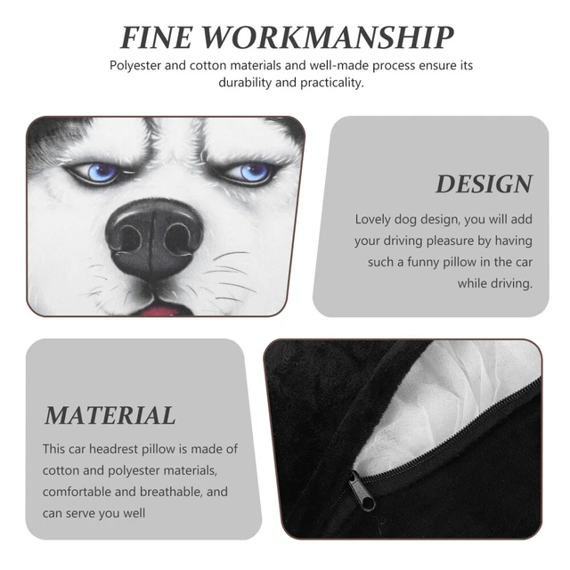 Ergonomic Neck Support Car Neck Pillow Car Seat Headrest Neck Pad 12