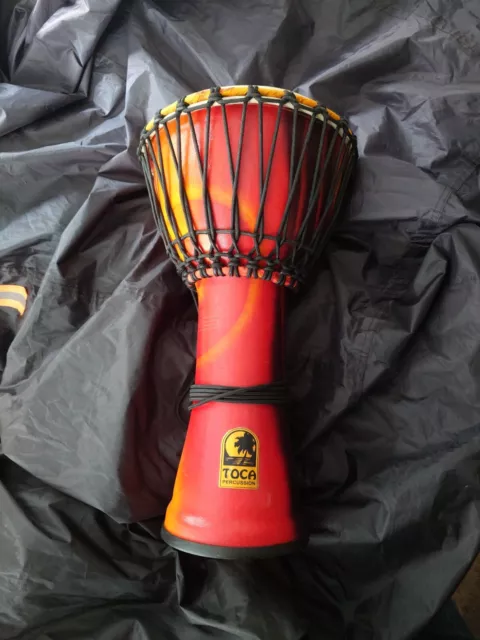 Toca Percussion 10" Rope Djembe Freestyle Djembe Percussion Hand Drum