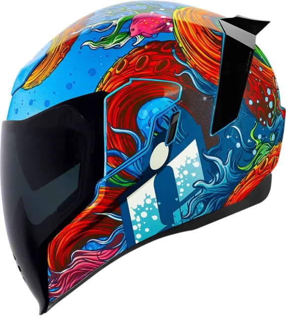 Icon Airflite Inky Motorcycle Helmet Blue