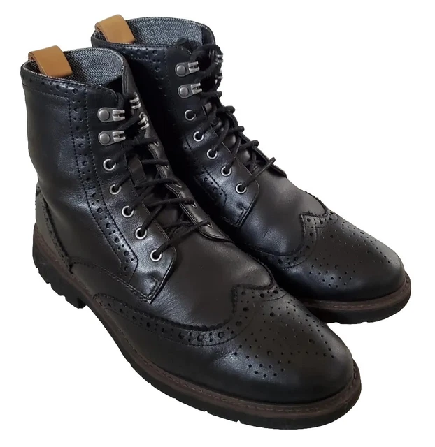 clarks brogue boots