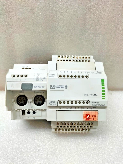 Used Programmable Logic Controller Moeller SPS PS4-141-MM1 for Sale