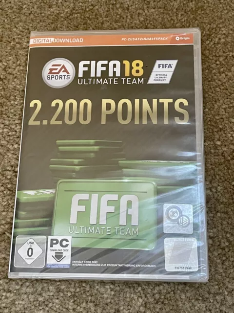 Fifa 18  [PC] - 2200 Points NEU/OVP Ultimate 18 - Origin