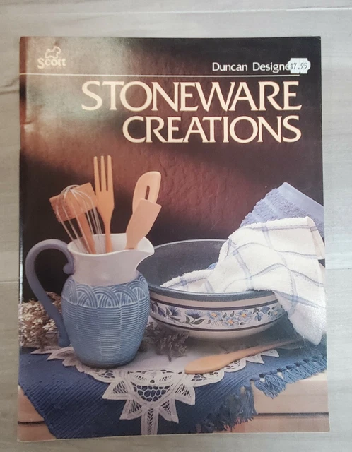 Instrucciones artísticas paso a paso de colección 1992 creaciones de gres de Duncan Molds
