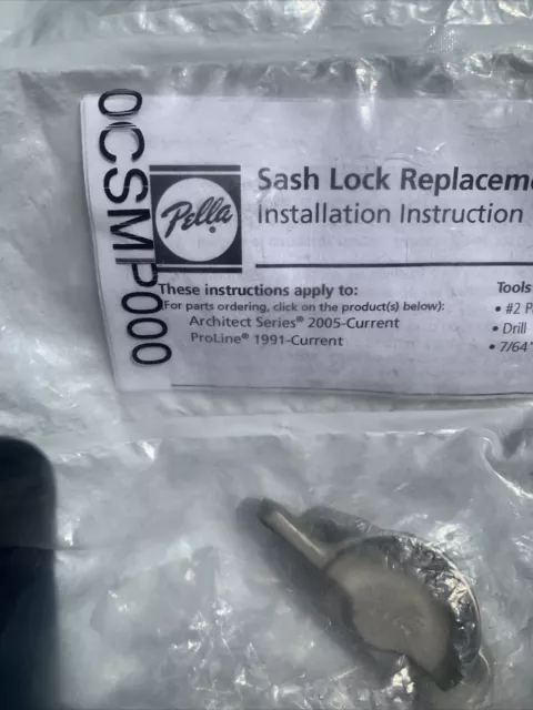 Pella Sash lock replacement - OCSMP000 - Architect Series Or Proline